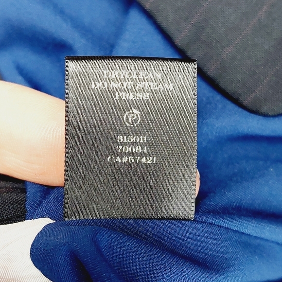 Ann Taylor Black Long Sleeve One Button Classic Formal Blazer 6068 - Picture 7 of 8